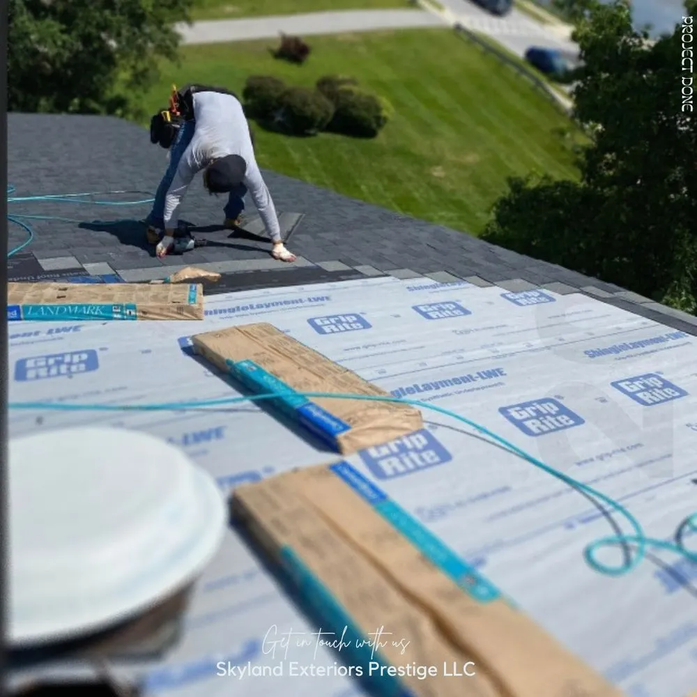 Local residential roofing service for residential properties in Lothian, MD by Skyland Exteriors Prestige
