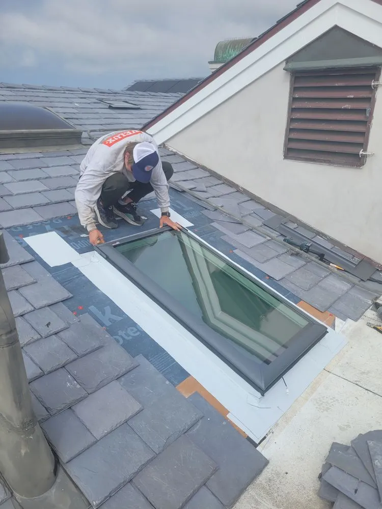 Slide of Skylight Construction