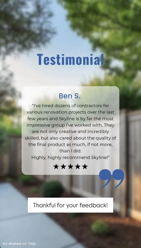 Slide of Skyline Exteriors & Construction