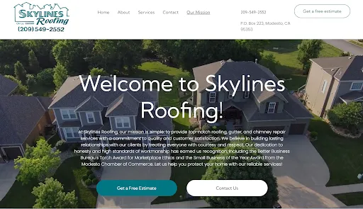 Slide of Skylines Roofing