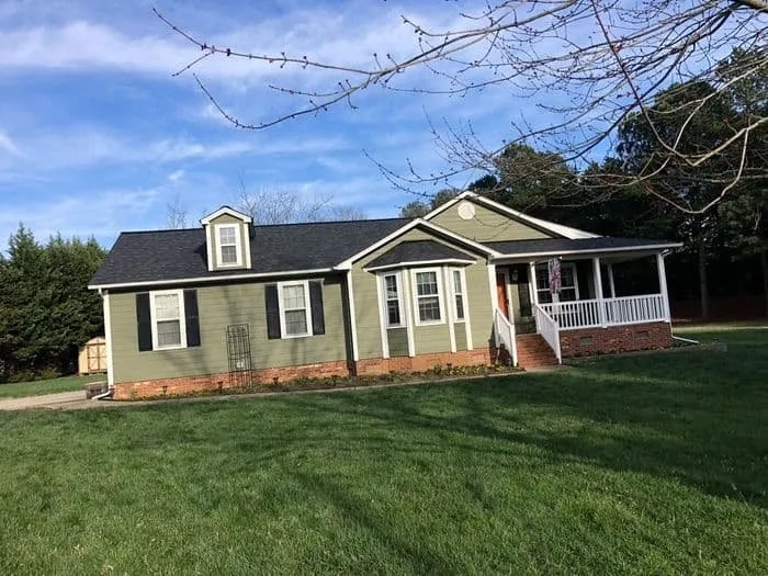 Slide of Skywalker Roofing Company