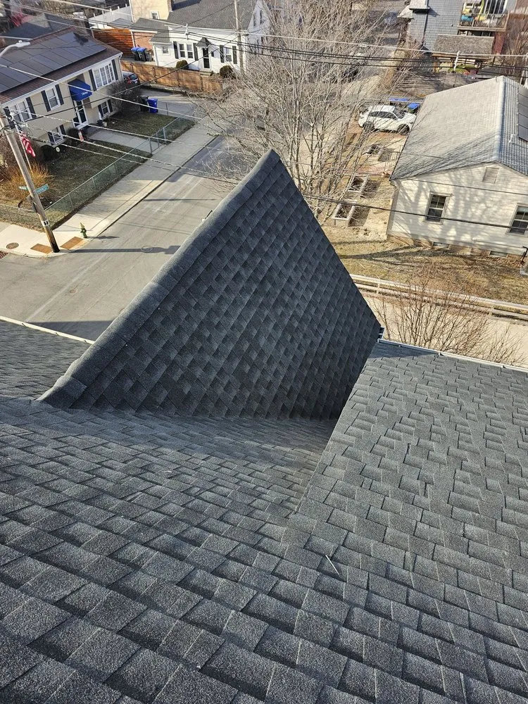 Emergency shingle roofing service for homes in Middleboro, MA by Skyway Exteriors