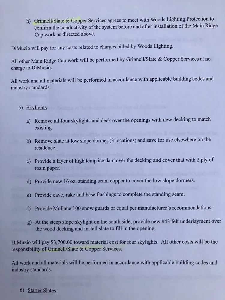 Slide of Slate & Copper Services