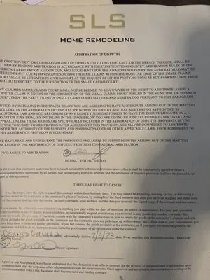 SLS Home Remodeling Logo