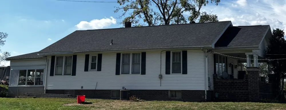 Licensed storm damage roof repair for homes in Minford, OH by Slusher Contracting