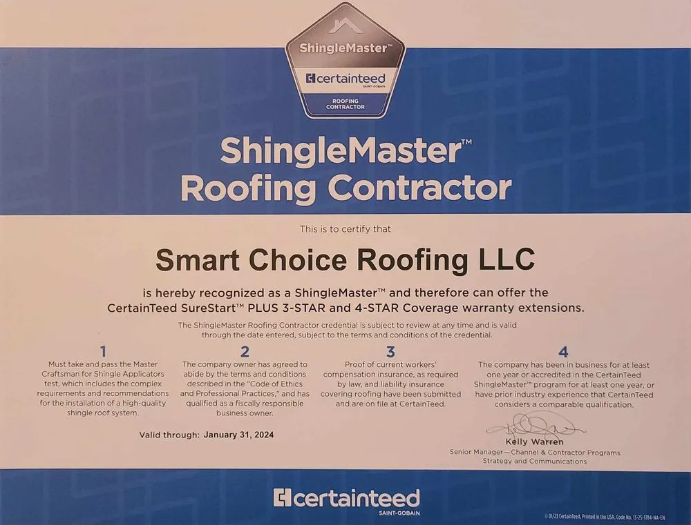 Slide of Smart Choice Roofing