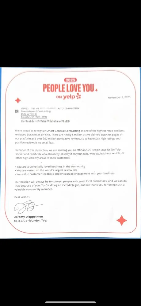 Slide of Smart General Contracting