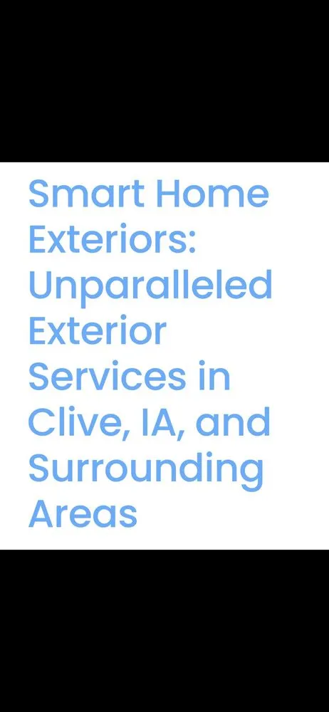Slide of Smart Home Exteriors
