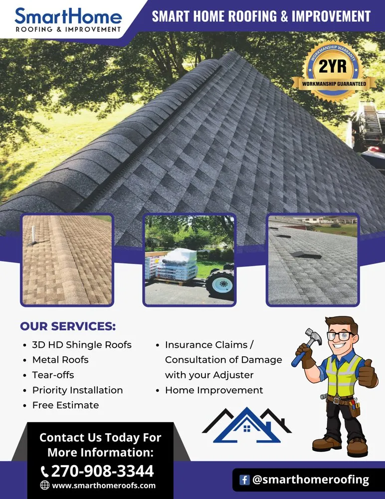 Slide of SmartHome Roofing and Improvement