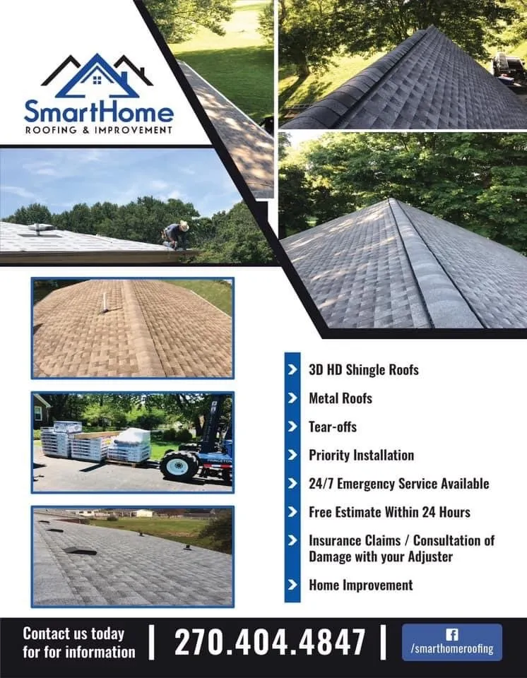 Slide of SmartHome Roofing and Improvement