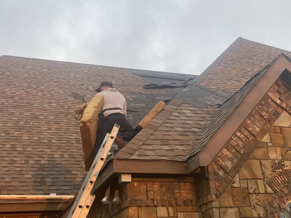 Slide of Snow Roofing