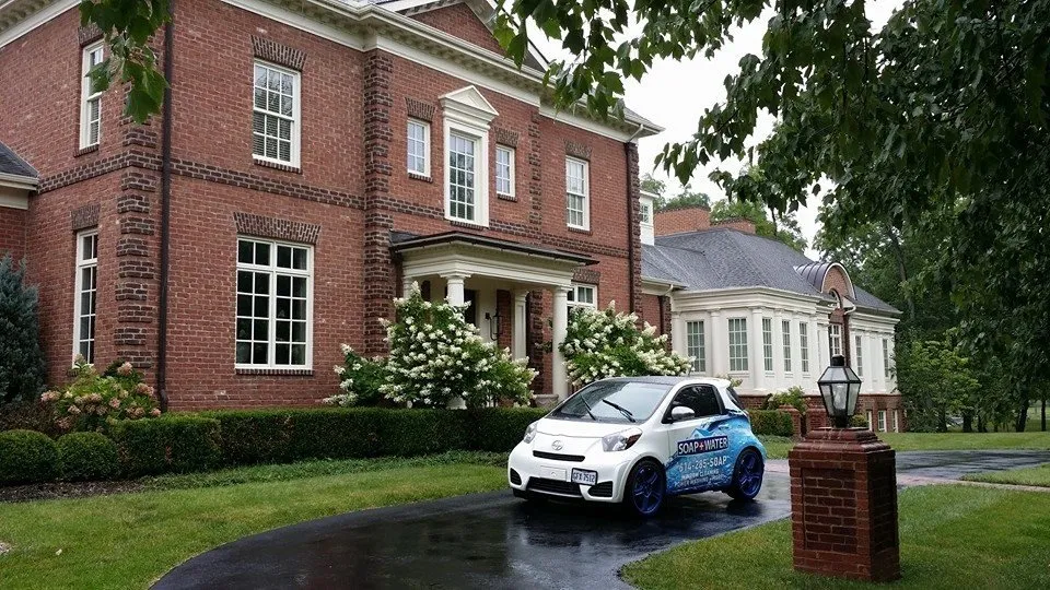 Slide of Soap and Water