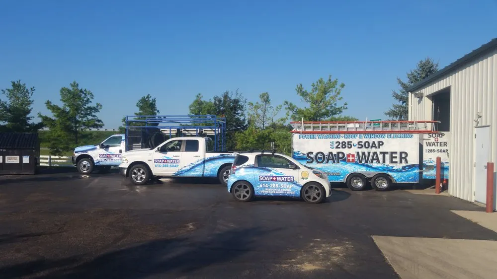 Slide of Soap and Water