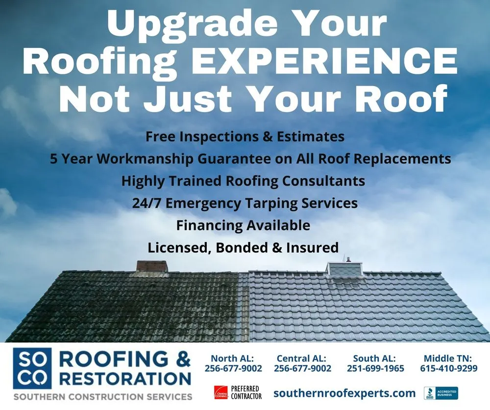 Slide of SOCO Roofing & Restoration