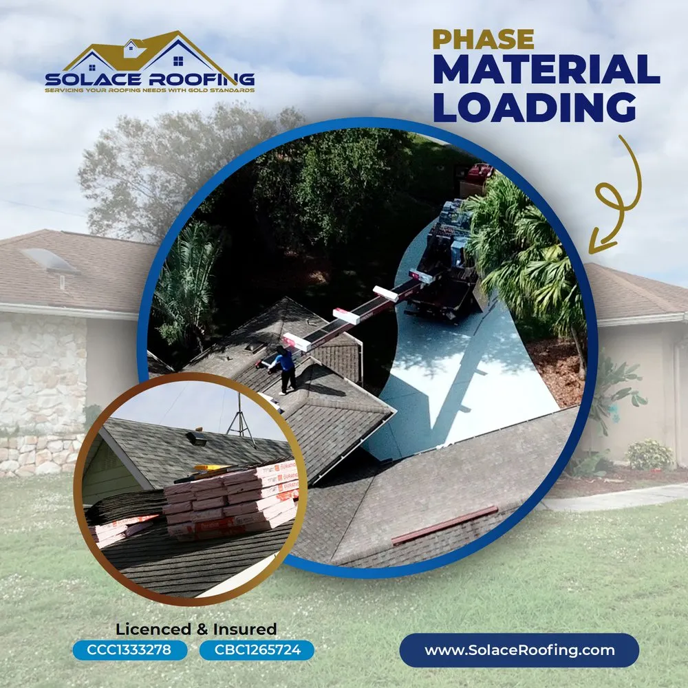 Professional residential roofing service after storm damage in Port St. Lucie, FL by Solace Roofing