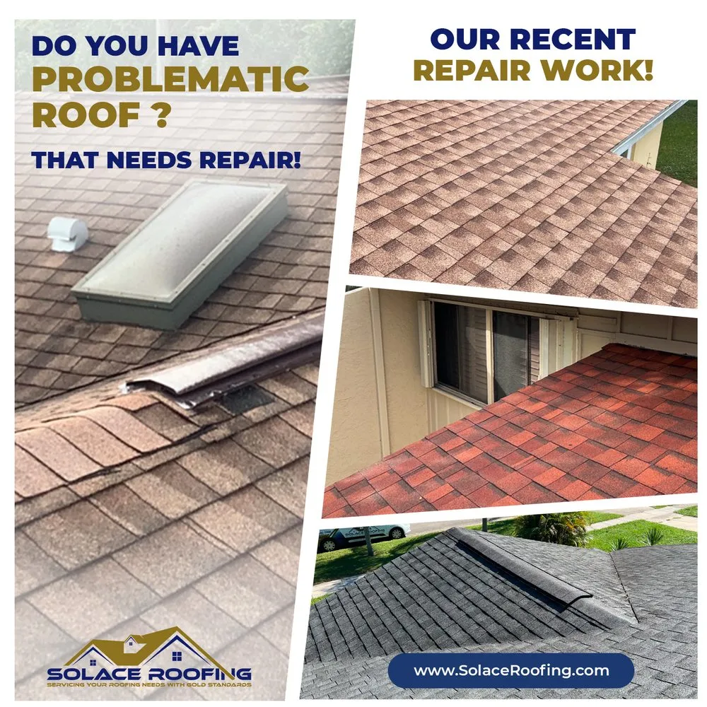 Trusted roof repair for fast service in Port St. Lucie, FL by Solace Roofing