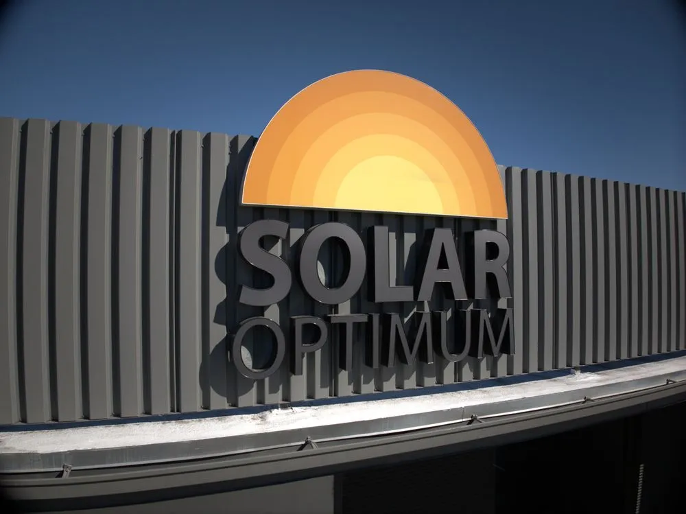 Slide of Solar Optimum - Northern California