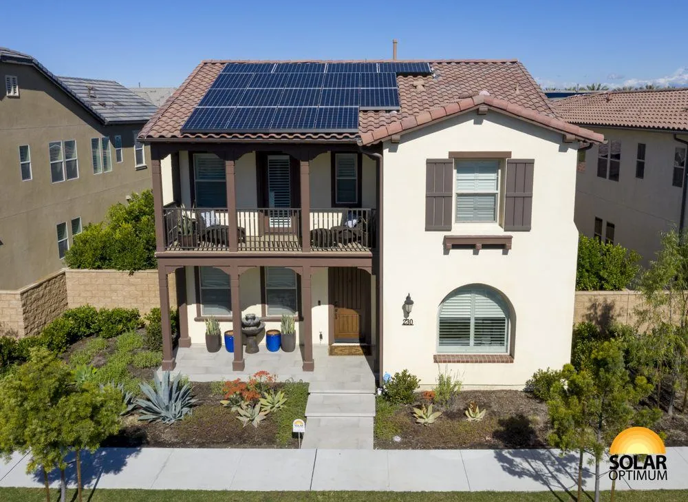 Slide of Solar Optimum - Orange County