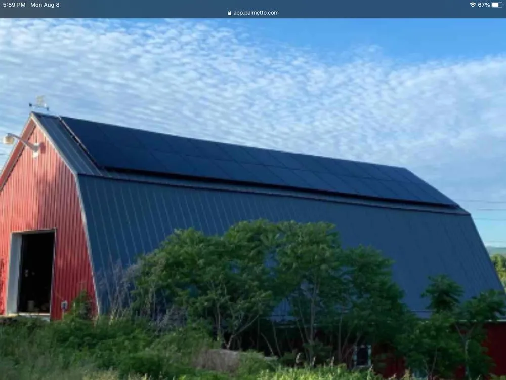 Slide of Solar panels