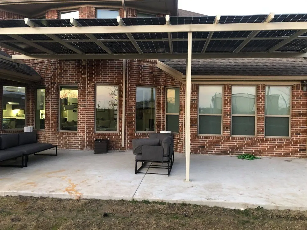 Slide of Solar Patios and Pergolas