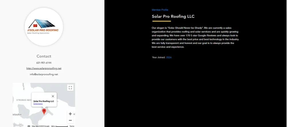 Slide of Solar Pro Roofing