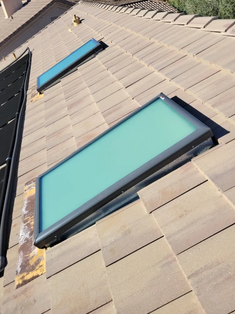 Slide of Solar Tube Installation