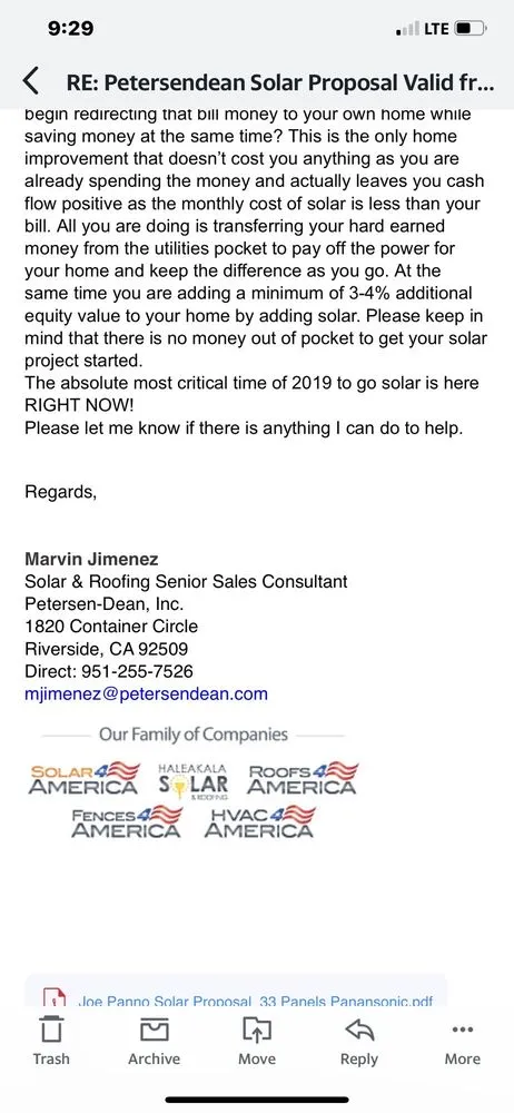 Slide of Solar4America