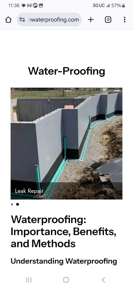 Slide of solid construction & Waterproofing