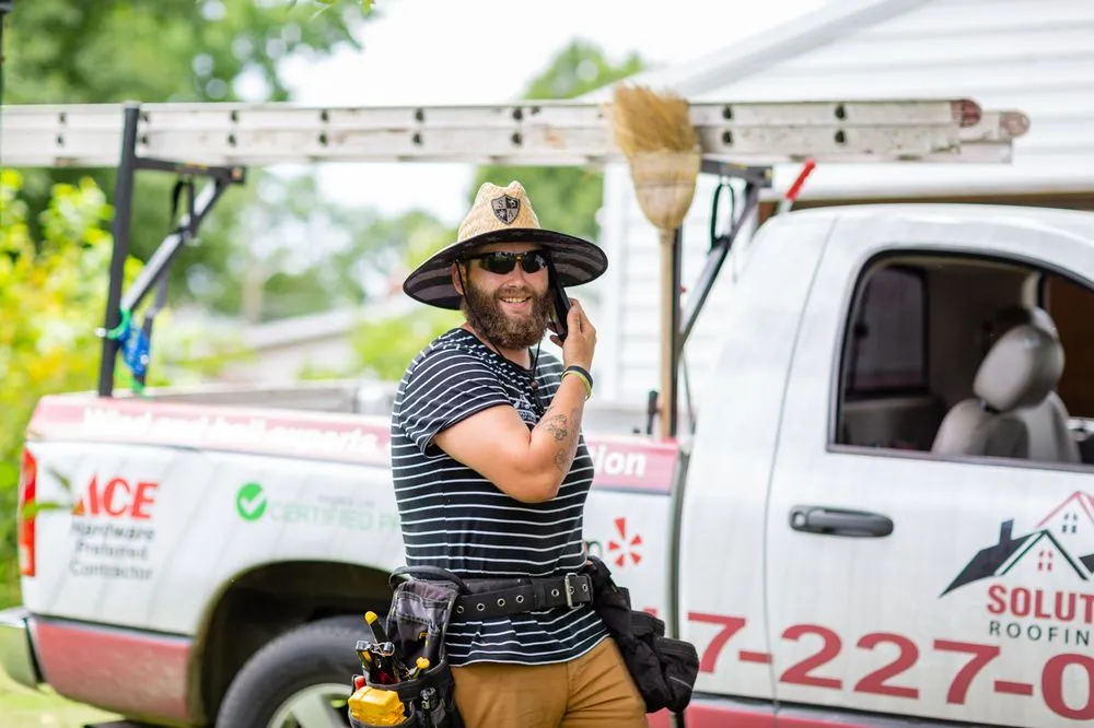 Slide of Solutions Roofing