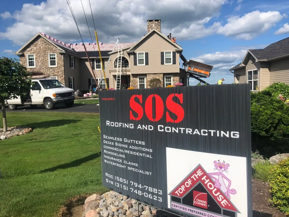 Slide of SOS Roofing