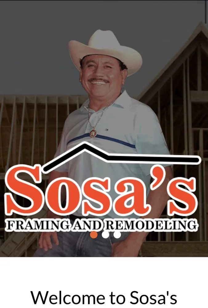 Slide of Sosas Framing And Remodeling