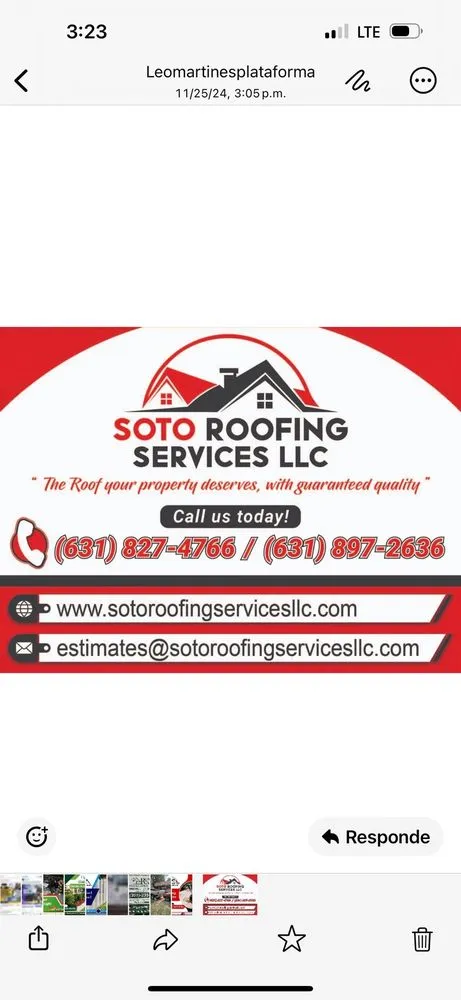 Slide of Soto Roofing Services