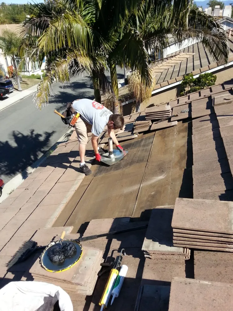 Slide of South County Roofing