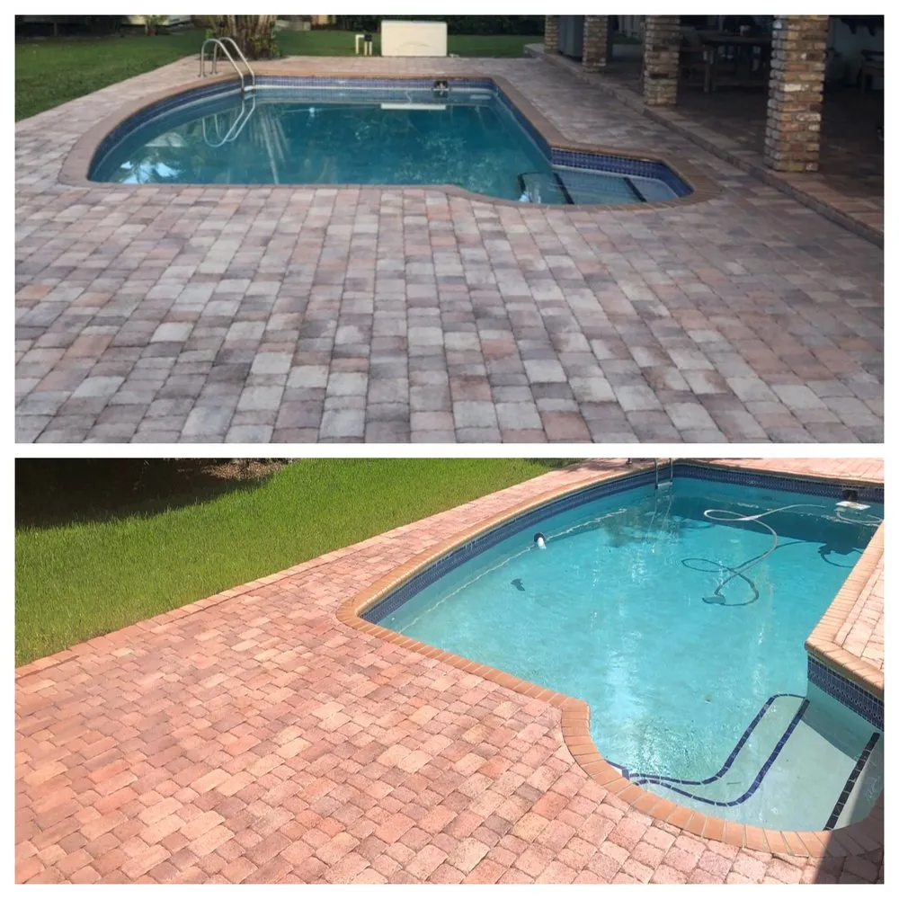 Slide of South Florida Paver Sealing & Softwash