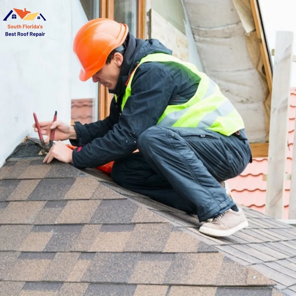 Slide of South Florida's Best Roof Repair