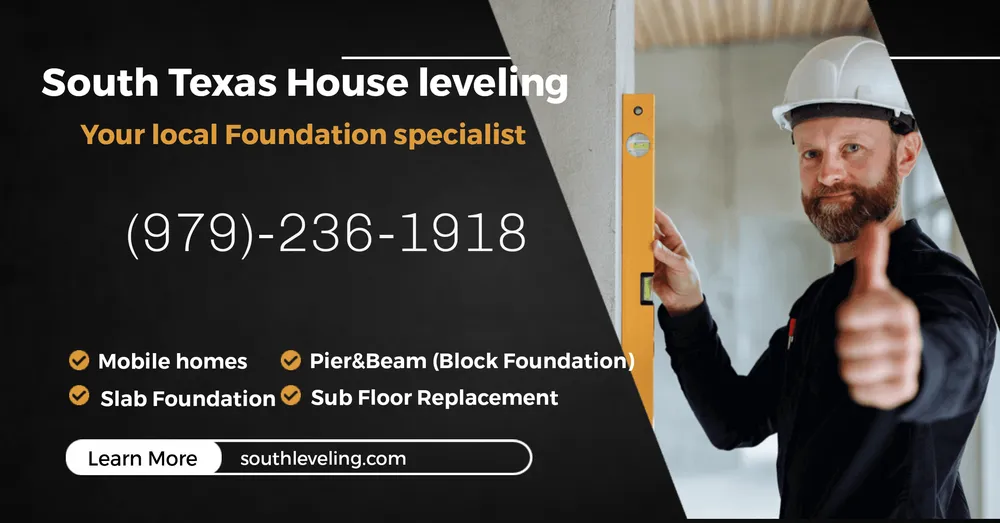 Slide of South Texas House Leveling