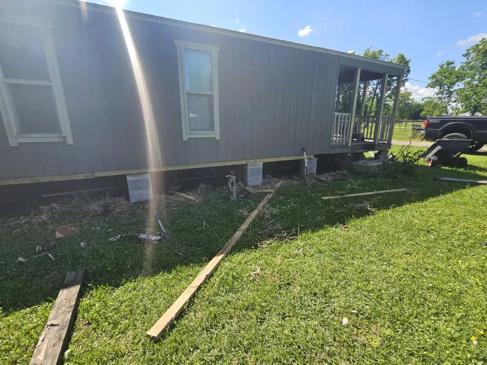 Slide of South Texas House Leveling