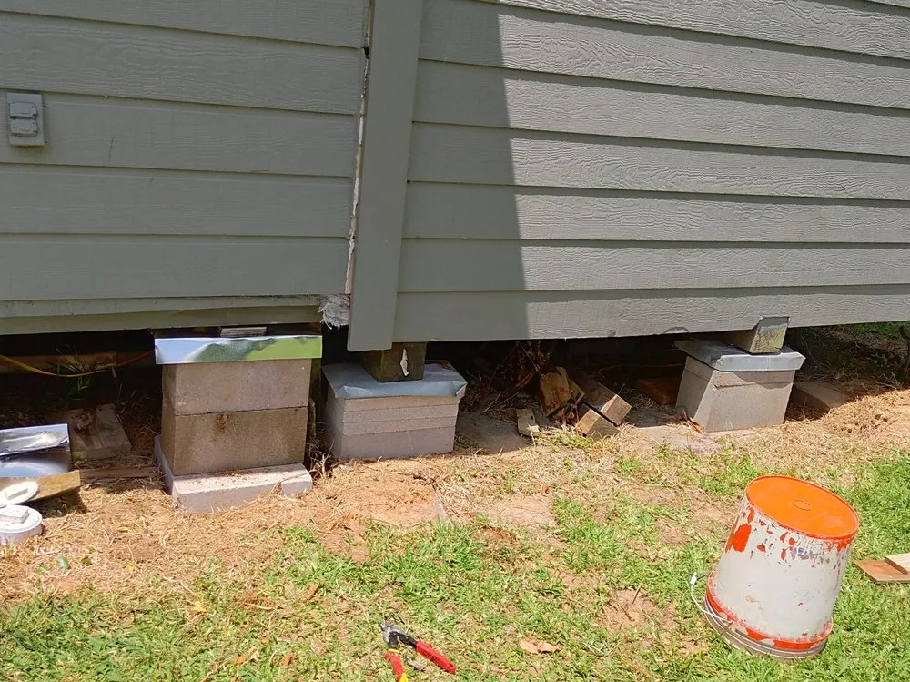 Slide of South Texas House Leveling