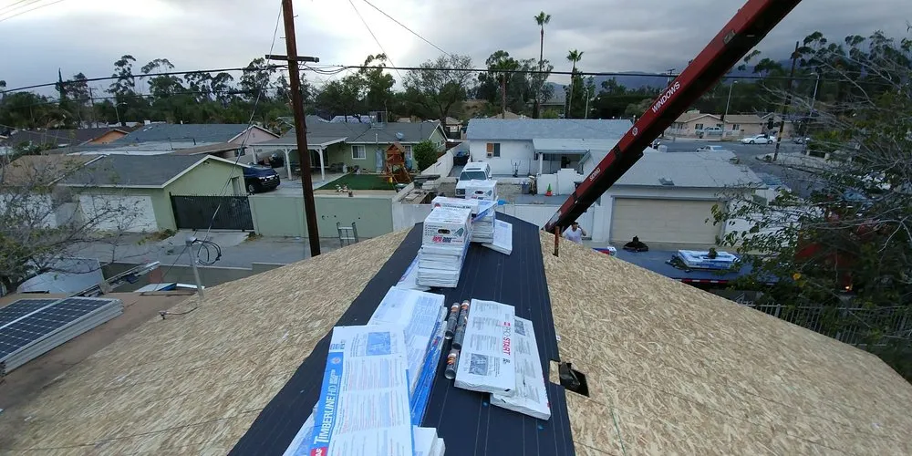 Professional residential roofing service with free inspection in Sunland, CA by Southbay NRG