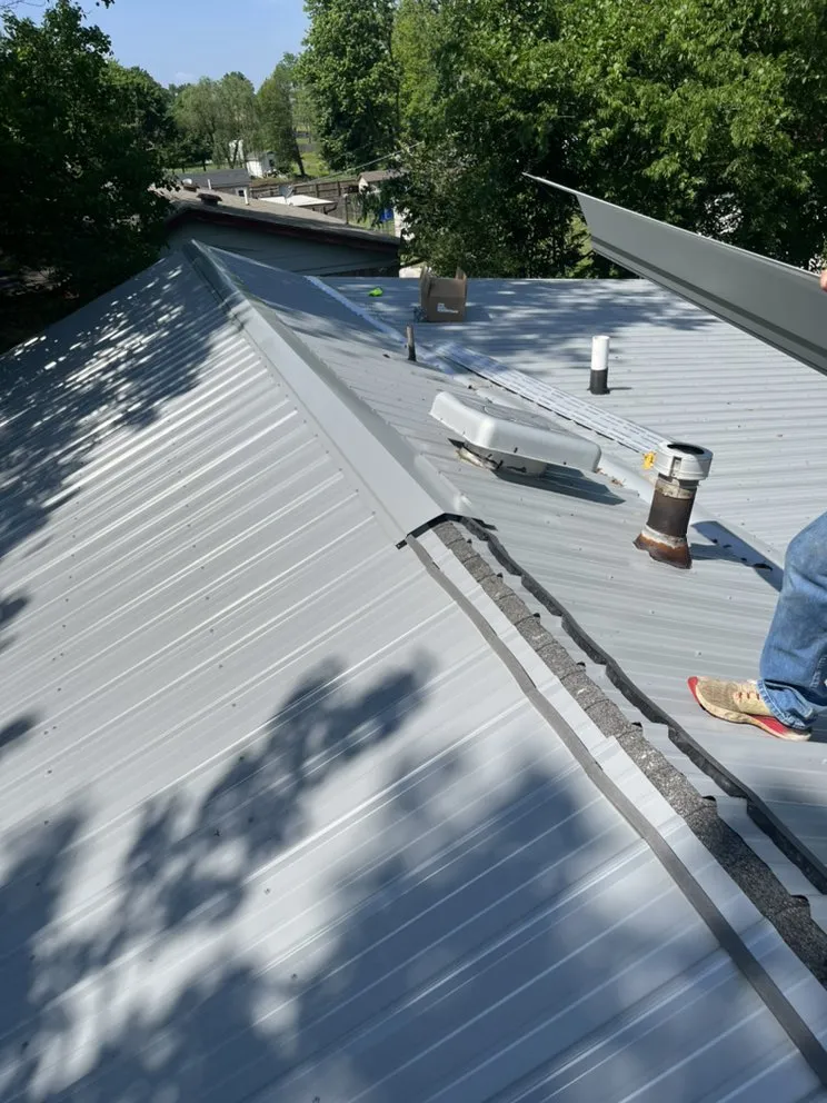 Emergency metal roofing installation after storm damage across Hornbeak, TN - Southerland metal roofing