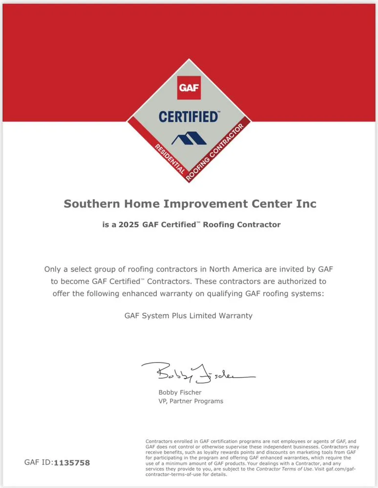 Slide of Southern Home Improvement Center