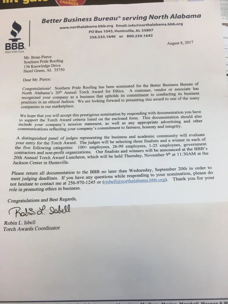 Slide of Southern Pride Roofing & Construction