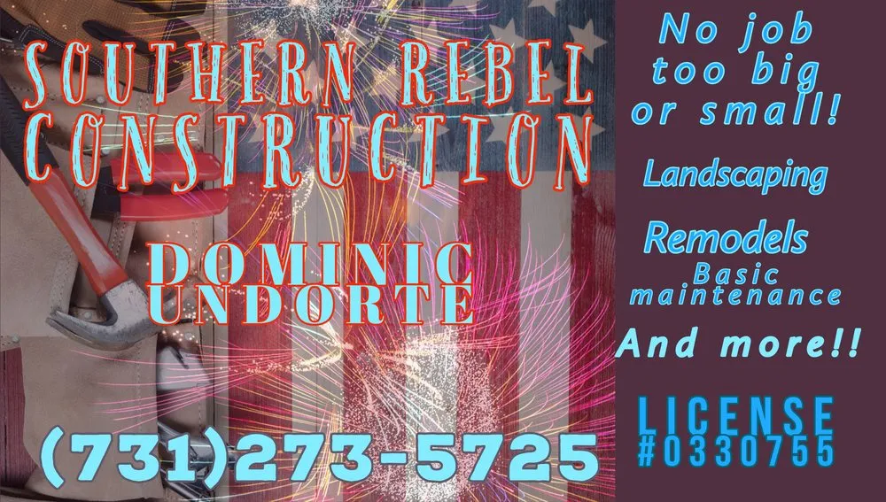 Slide of Southern Rebel Construction