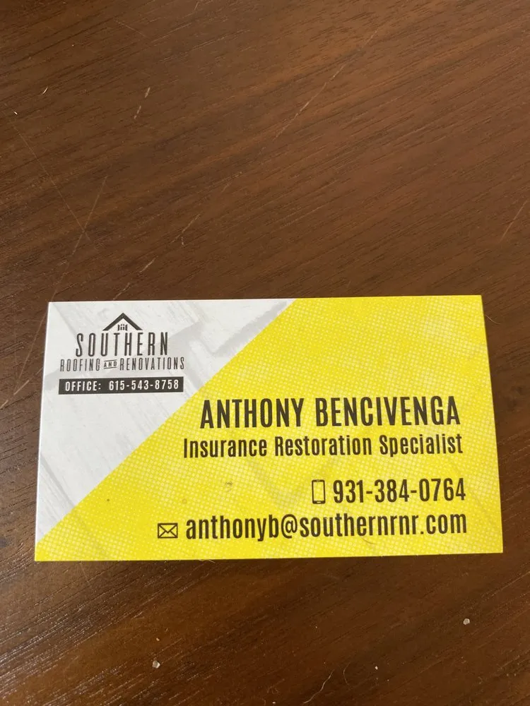 Slide of Southern Roofing and Renovations