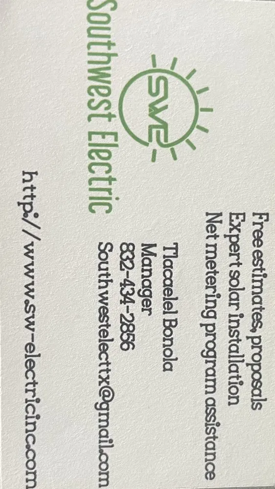 Slide of Southwest Electric