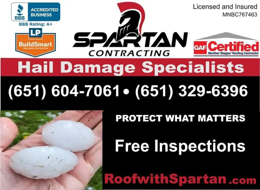 Top-rated roof replacement in Marine on Saint Croix, MN by Spartan Contracting