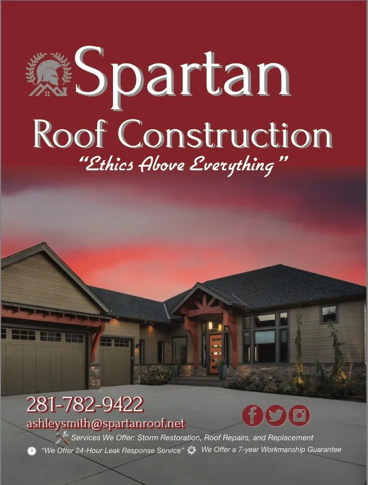 Professional storm damage roof repair for residential properties across Kingwood, TX - Spartan Roof Construction