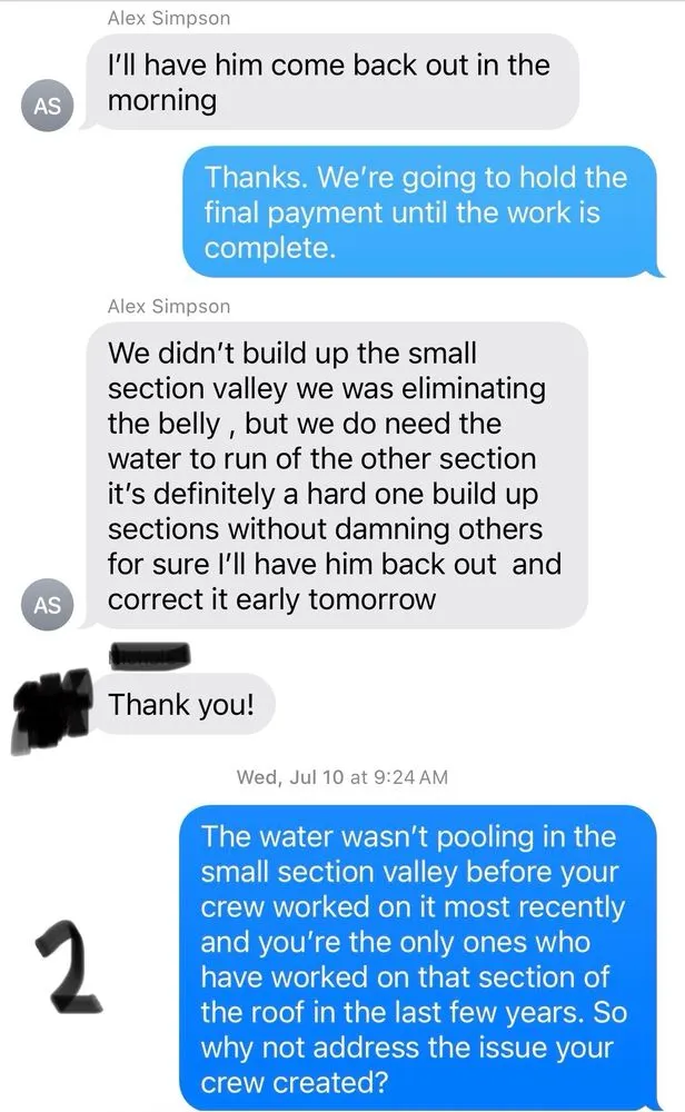 Slide of Spartan Roofing