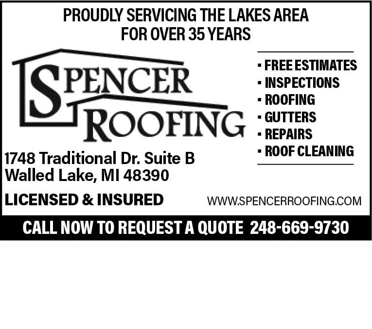 Slide of Spencer Roofing