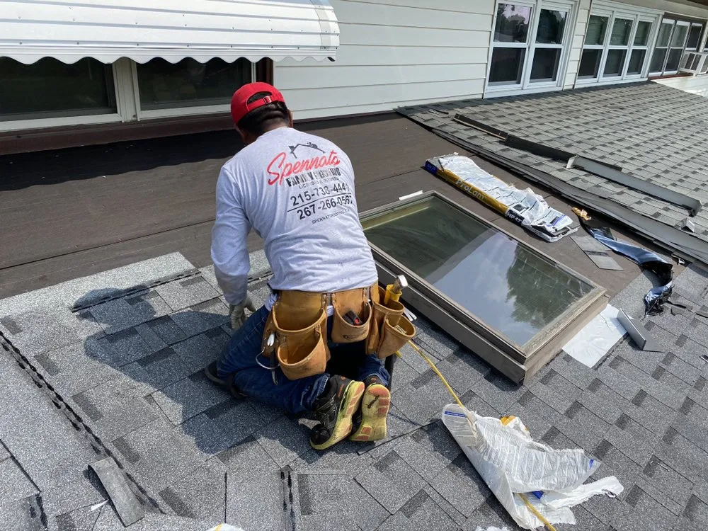 Slide of Spennato family Roofing